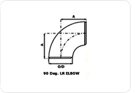 carbon steel pipe fitting - 90 deg elbow